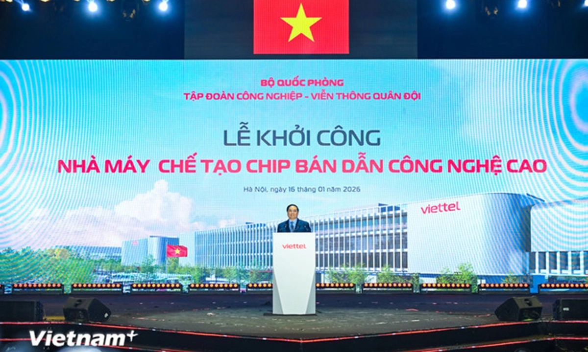 Khởi công xây dựng nhà máy chế tạo chip bán dẫn đầu tiên tại Việt Nam
