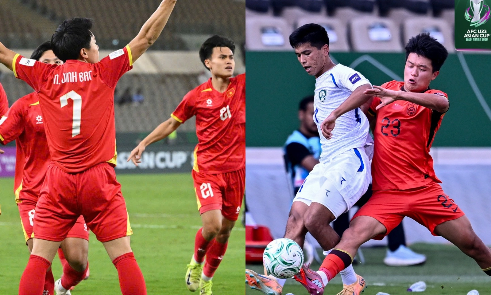 U23 Trung Quốc thắng sốc U23 Uzbekistan, gặp U23 Việt Nam ở Bán kết