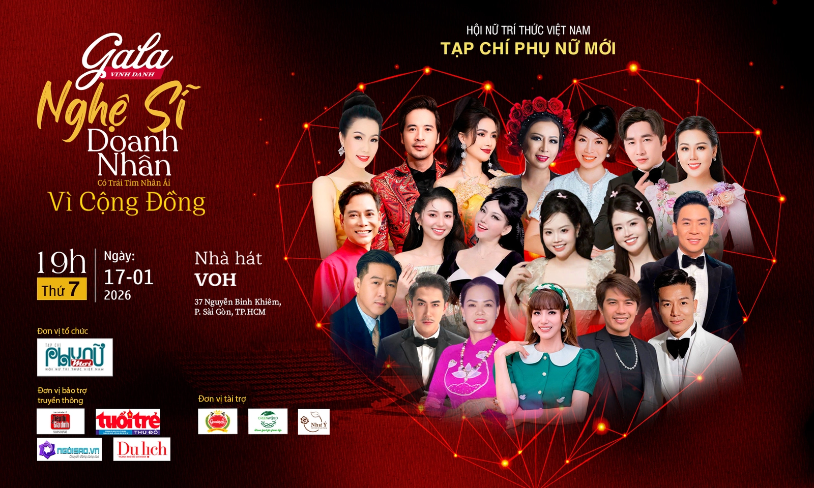 Lan tỏa giá trị nhân ái tại Chương trình “Vinh danh những Trái tim Nhân ái, Vì cộng đồng 2025”