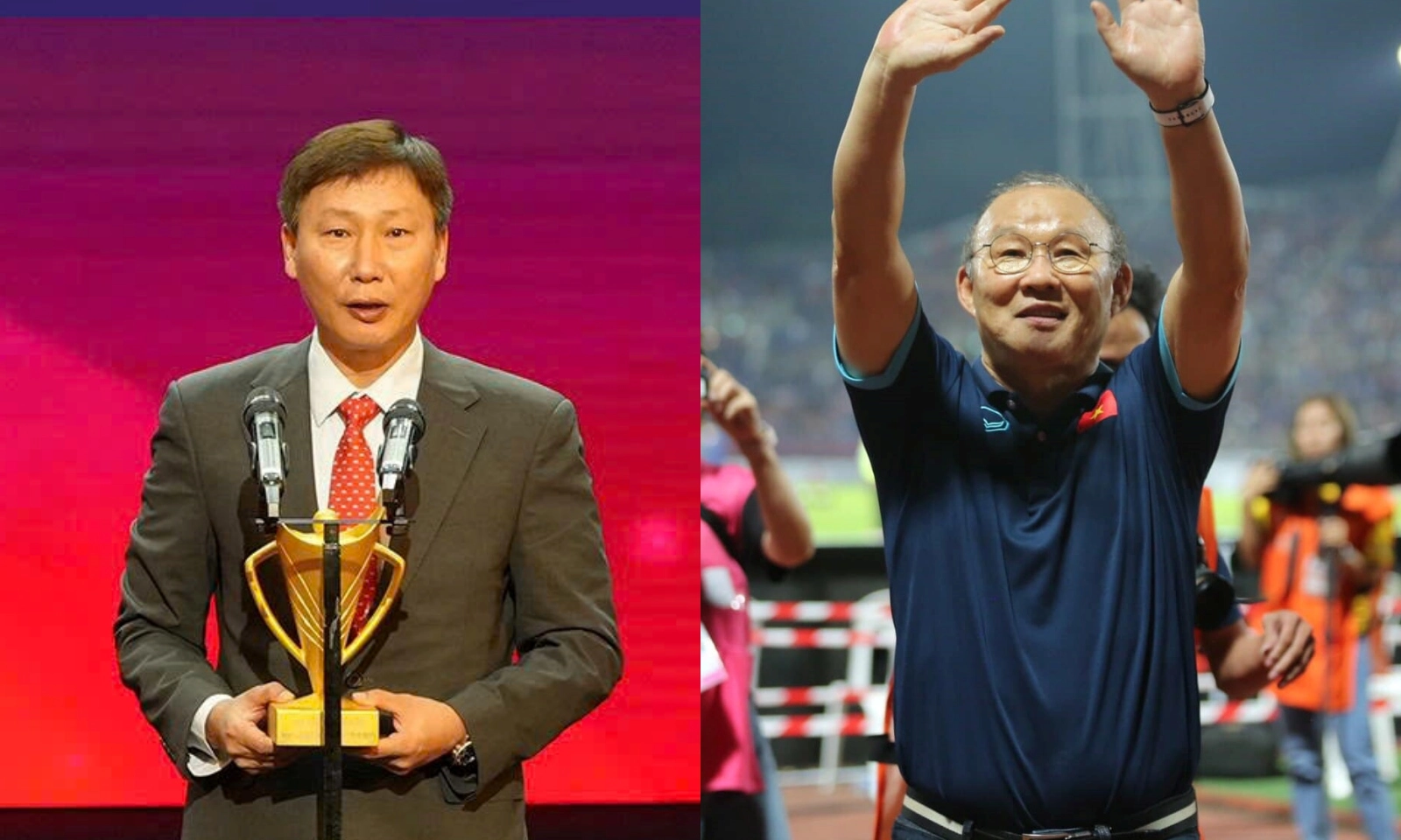 HLV Kim Sang-sik tiết lộ công lao của thầy Park trong năm đại thành công 