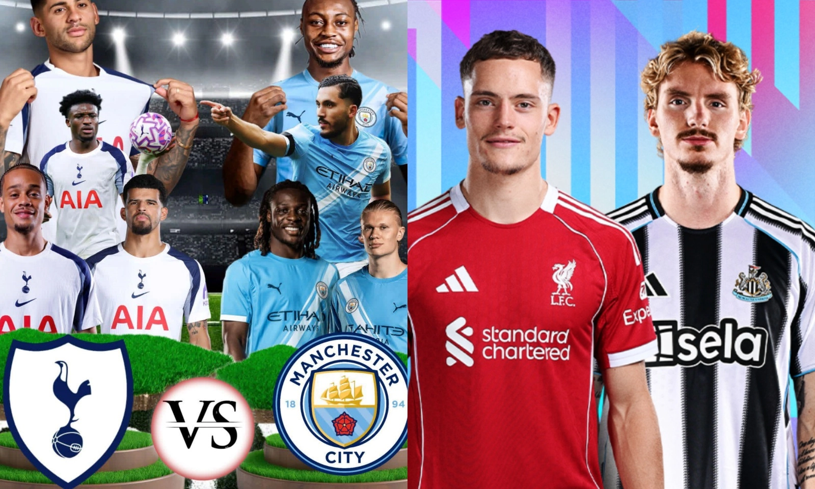 Lịch thi đấu Ngoại hạng Anh vòng 24: Tottenham vs Man City | Liverpool vs Newcastle