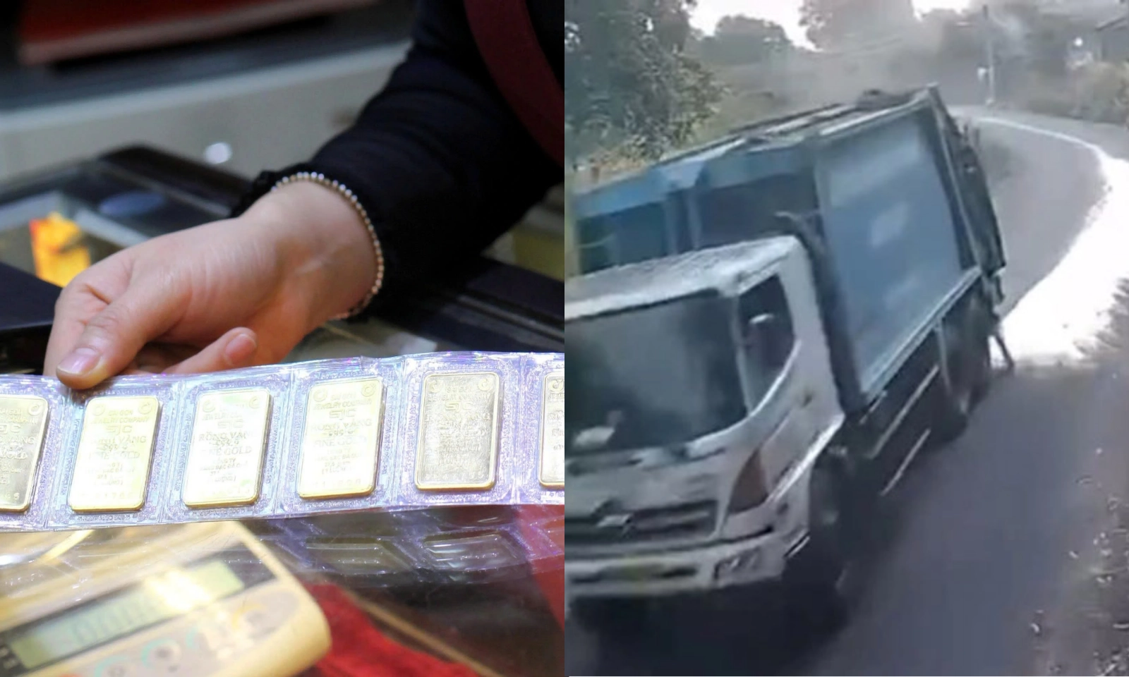 Điểm tin trưa 3/2: Giá vàng miếng SJC và USD bật tăng | Xử phạt tài xế xe rác xả nước thải ra đường