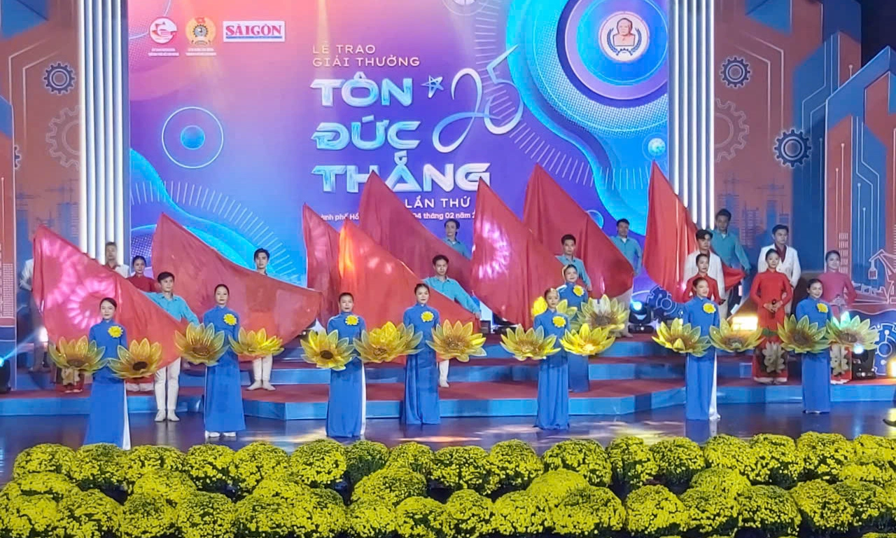 11 kỹ sư, công nhân tiêu biểu nhận giải thưởng Tôn Đức Thắng lần thứ 25