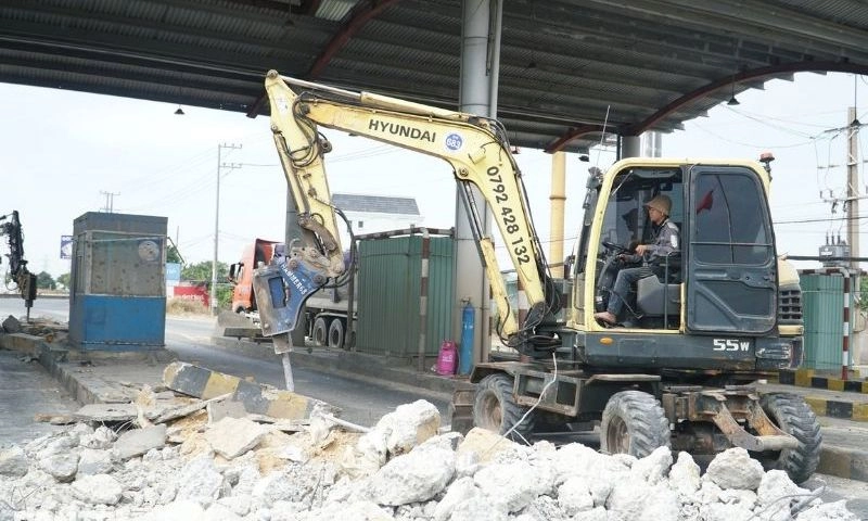 TPHCM tổ chức tháo dỡ trạm BOT T3 trên Quốc lộ 51 trong 8 ngày