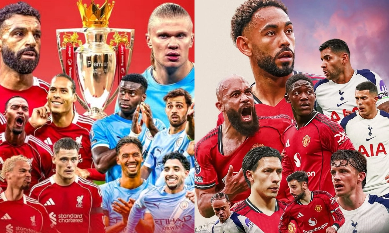 Lịch thi đấu Ngoại hạng Anh vòng 25: Liverpool vs Man City | MU vs Tottenham