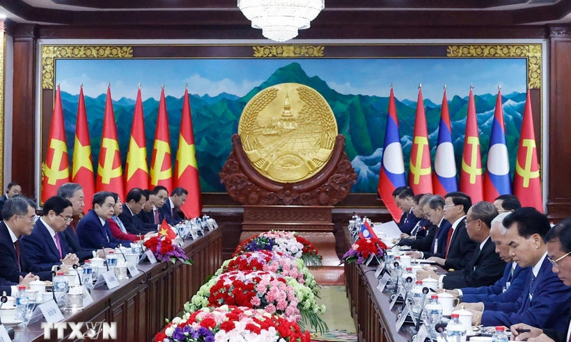 Tổng Bí thư Tô Lâm hội đàm với Tổng Bí thư, Chủ tịch nước Lào Thonglun Sisoulith