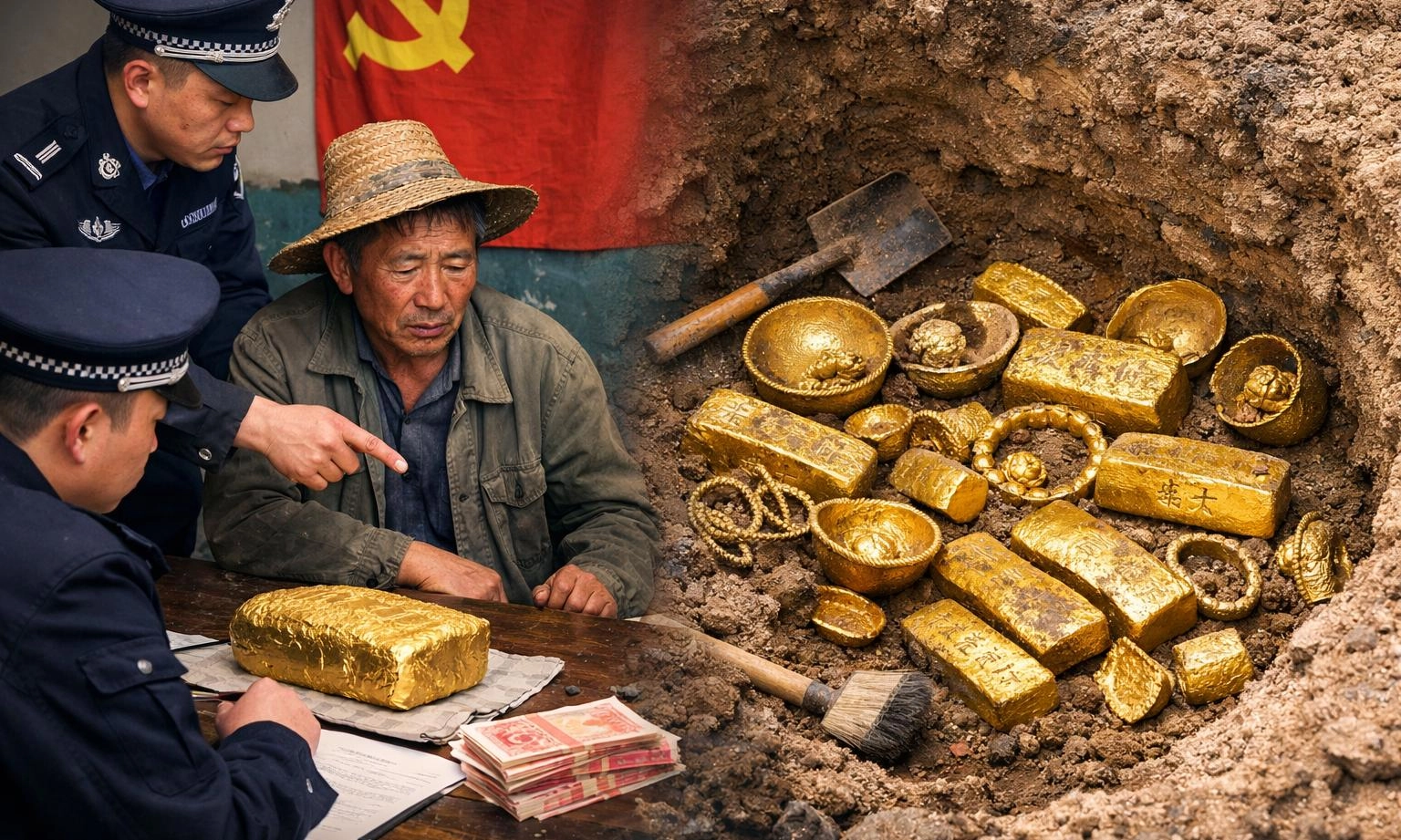 Đào được 35kg vàng cổ, cái kết không như mơ