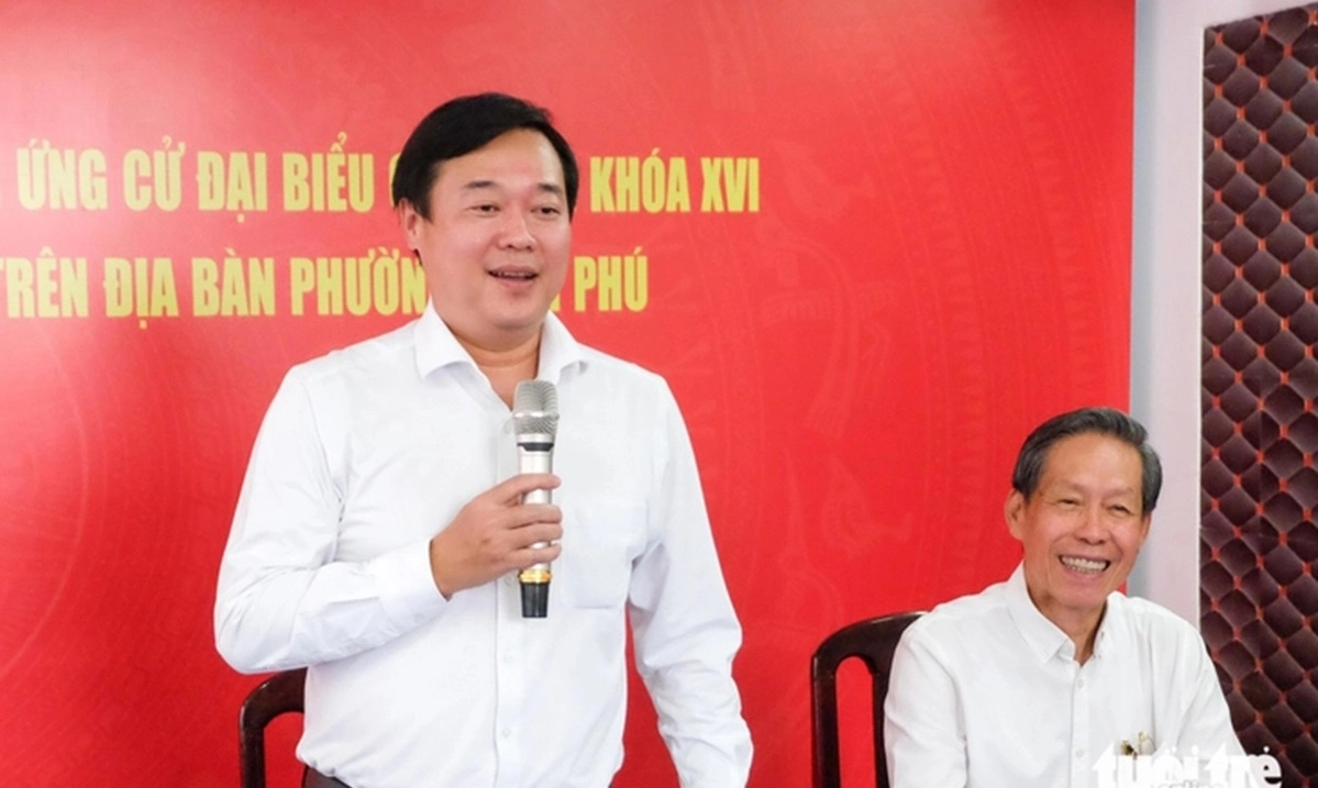 Cử tri Bình Phú tín nhiệm Phó bí thư Thường trực Thành ủy Lê Quốc Phong ứng cử HĐND TPHCM