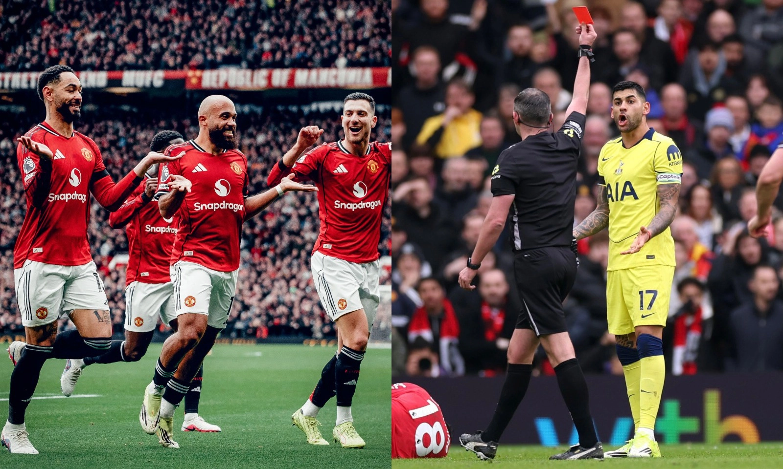 Tottenham tự huỷ, MU nối dài mạch toàn thắng thăng hoa