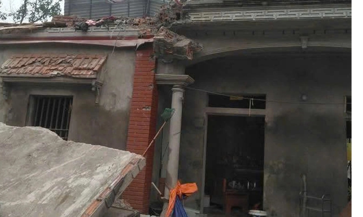 Nổ pháo tự chế làm sập nhà dân ở Hưng Yên, 1 người chết