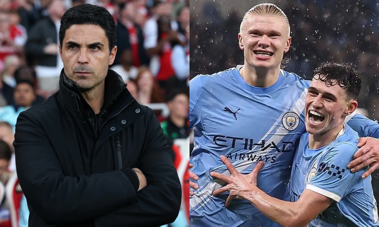 Arteta không quan tâm đến Man City