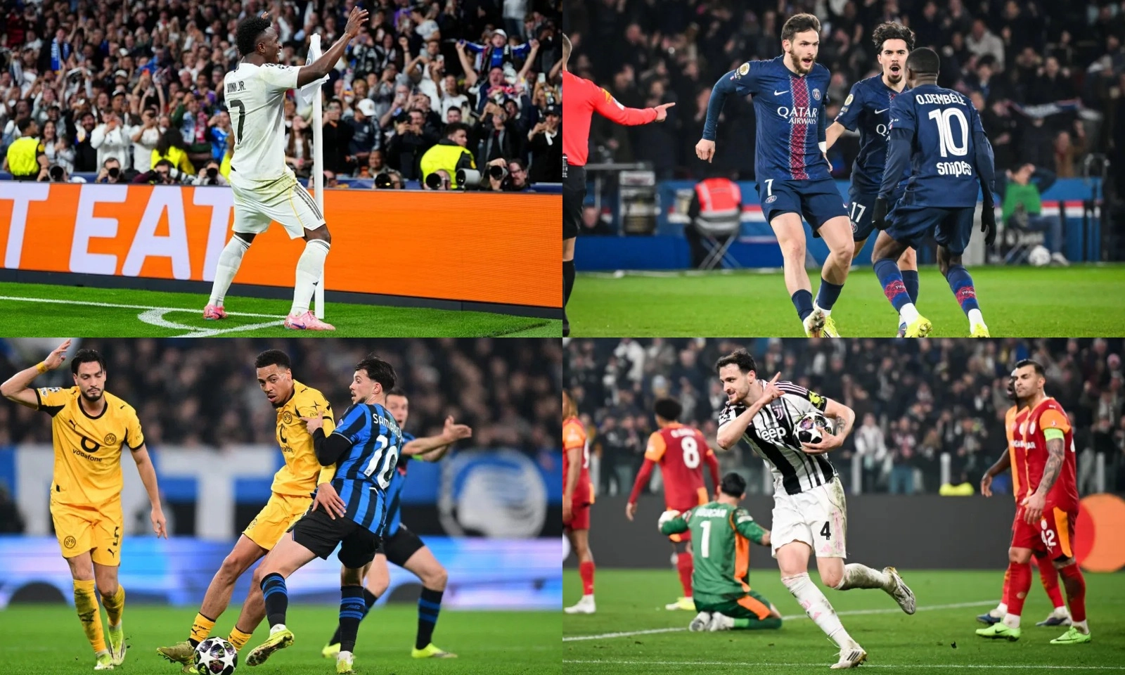 Kết quả Champions League hôm nay: 3 thẻ đỏ và lội ngược dòng điên rồ | Real Madrid - PSG hú hồn