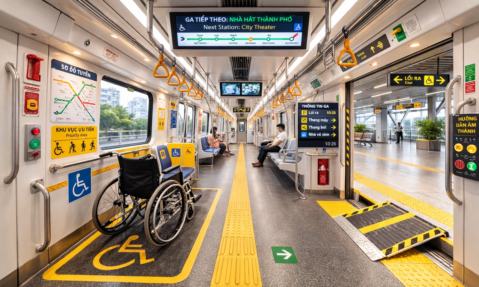 Hoàn thiện tiêu chuẩn quốc gia thiết kế đường sắt cho người khuyết tật