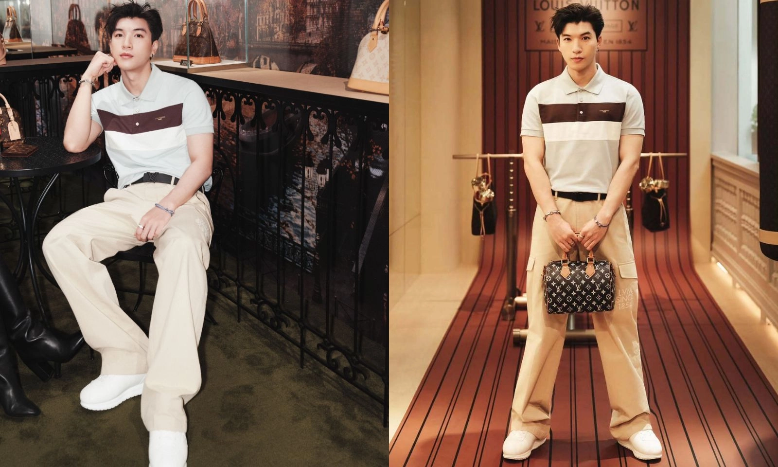 HIEUTHUHAI chinh phục thành công Louis Vuitton Bangkok