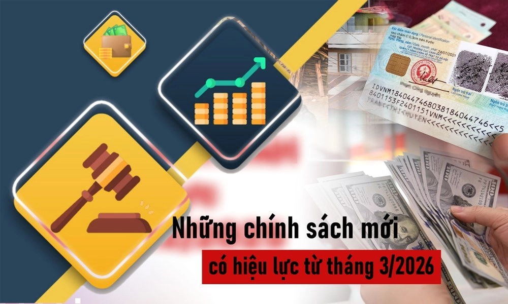 Sáu luật mới có hiệu lực từ 1/3/2026