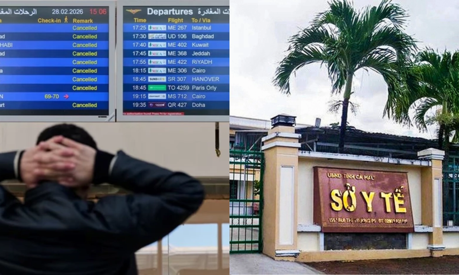 Điểm tin sáng 2/3: 4.400 khách Việt mắc kẹt vì hủy bay ở Trung Đông|Cà Mau giải thể 5 trung tâm y tế