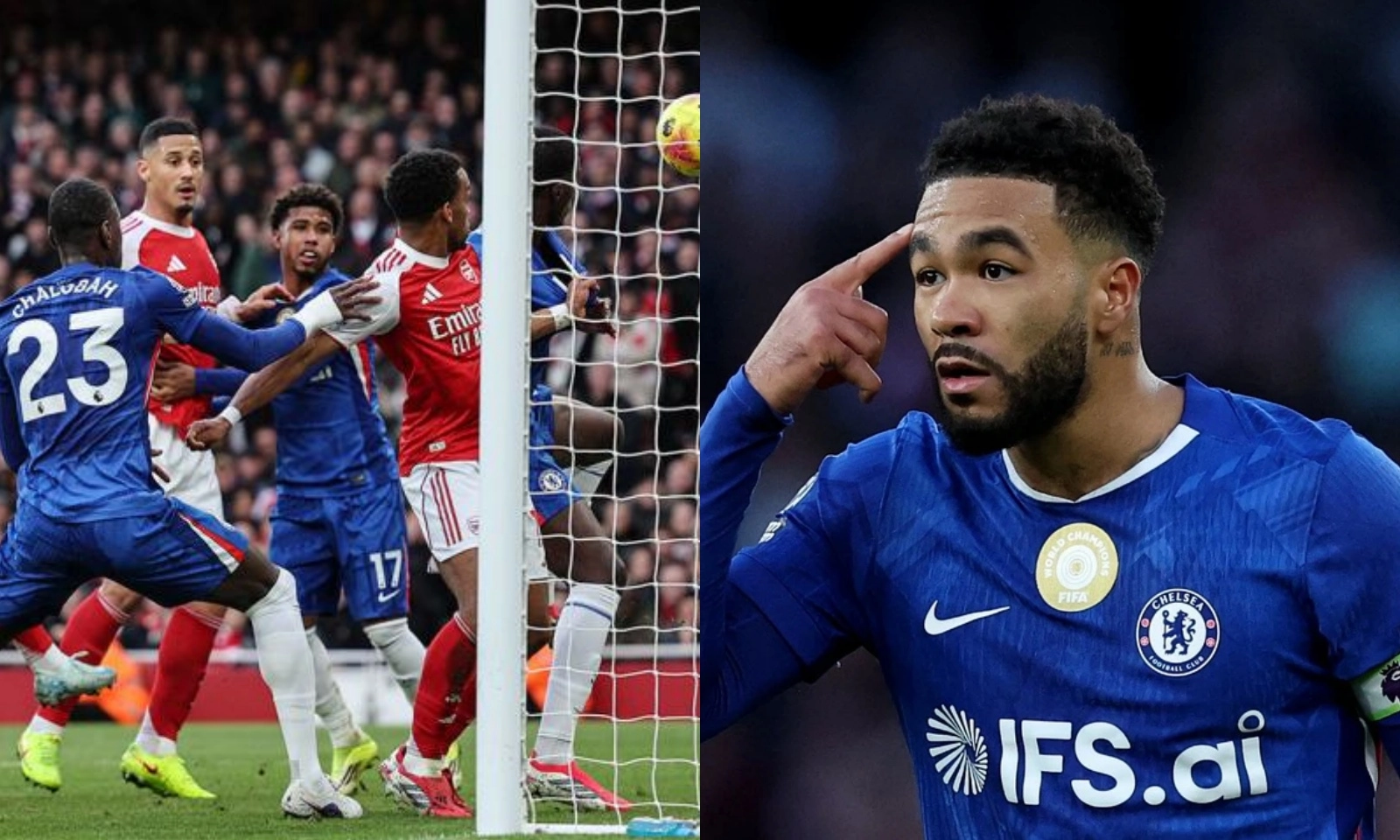 Reece James minh oan cho Arsenal