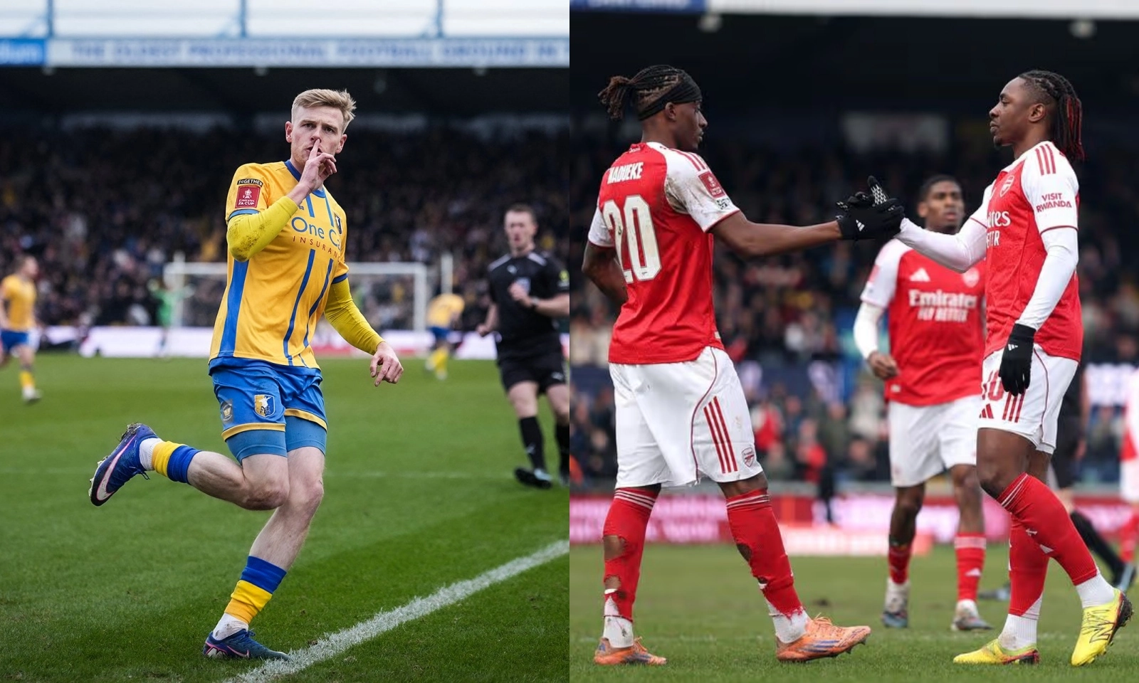 Eze nã đại bác cháy lưới đối thủ, Arsenal nhọc nhằn tiến vào Tứ kết FA Cup