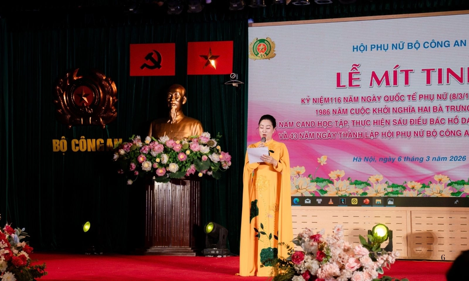 Tôn vinh vẻ đẹp các nữ công an qua bộ sưu tập Hương Thời Gian dịp 8/3