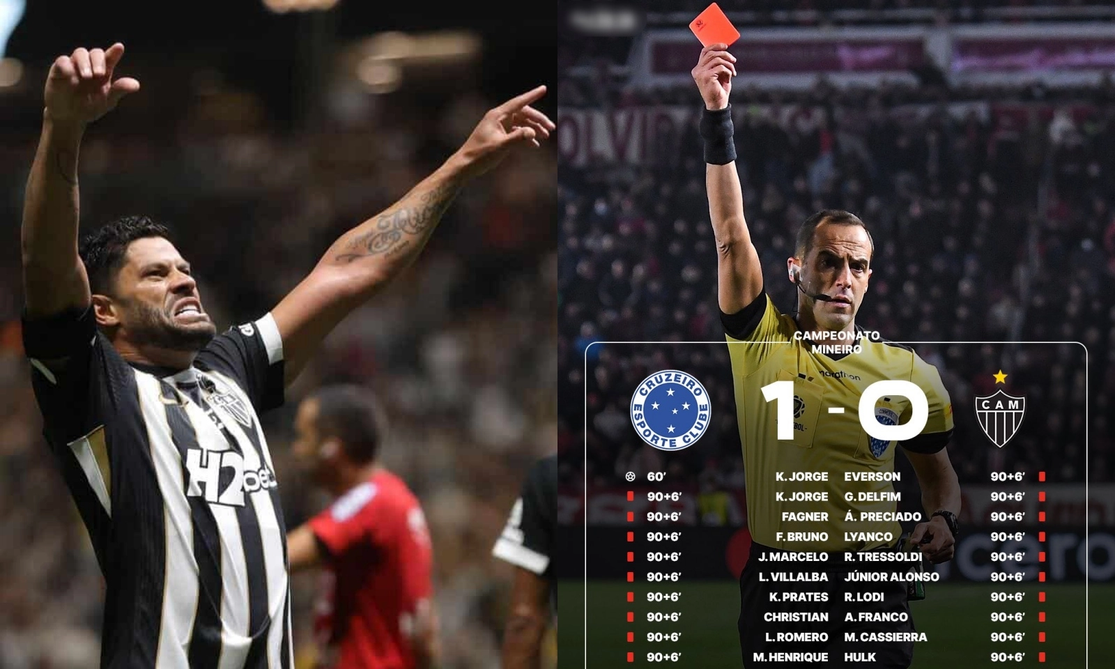 Chấn động! Trận hỗn chiến 23 thẻ đỏ xuất hiện, Hulk đấm cầu thủ đối phương