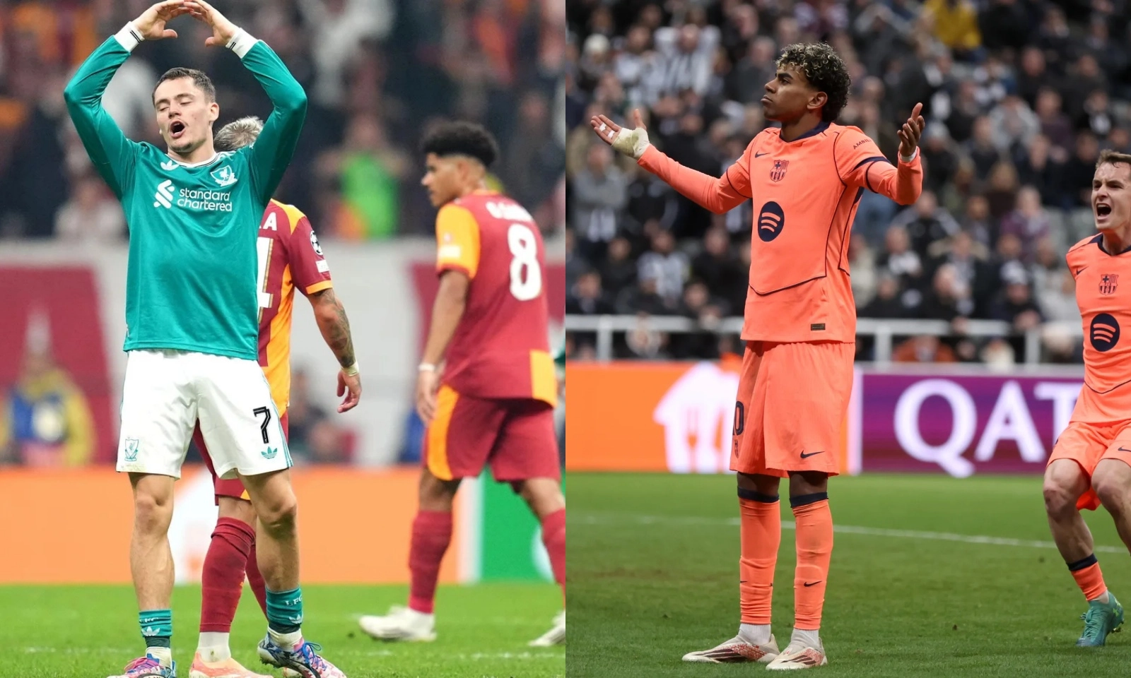 Kết quả Champions League hôm nay: Liverpool nợ chồng thêm nợ | Yamal giải cứu Barca phút 90+6