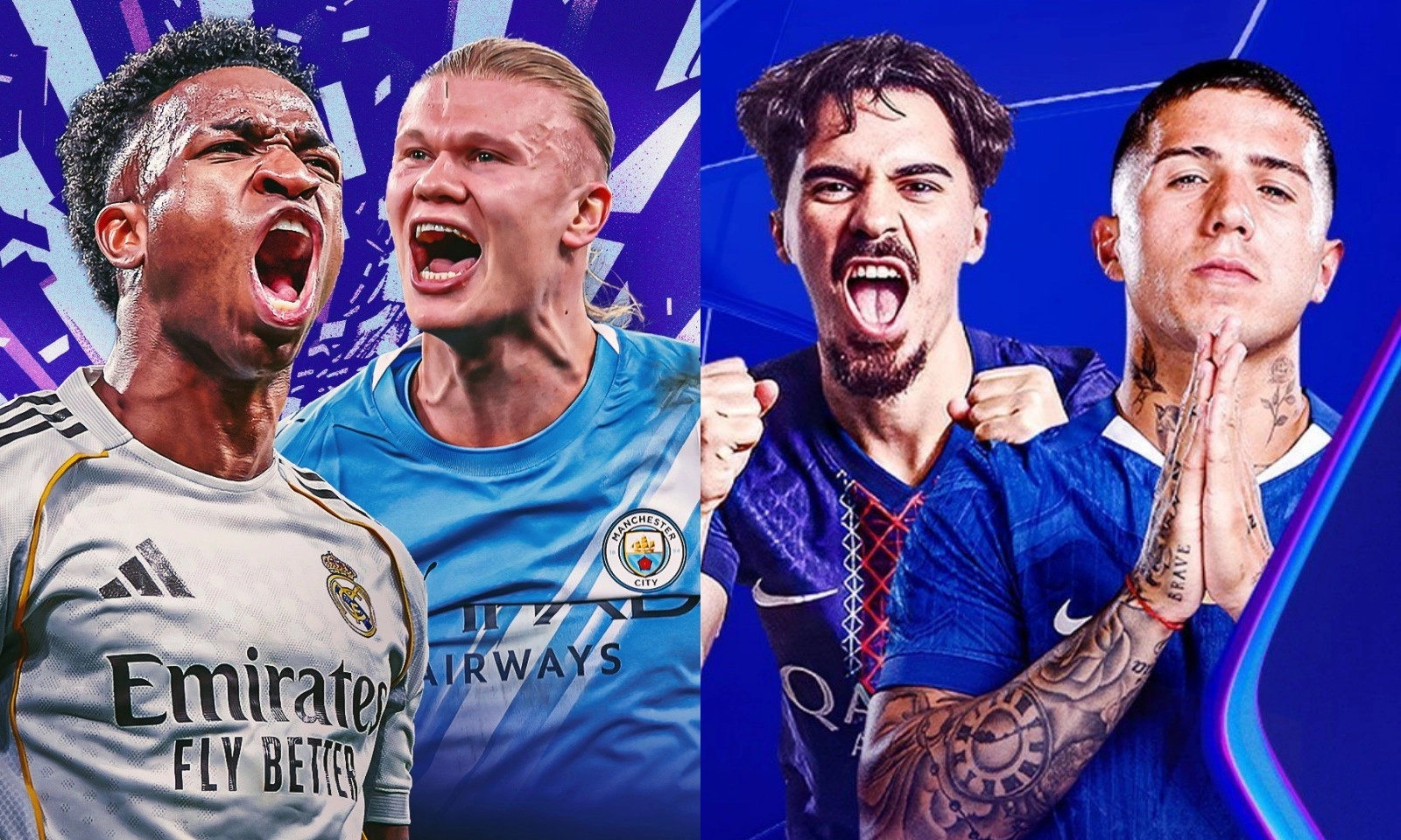 Siêu máy tính dự đoán vòng 1/8 Champions League: Man City 45.5% thắng Real | Arsenal đối lập Chelsea