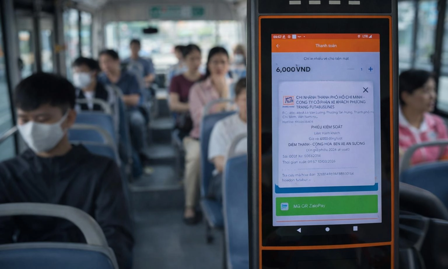 TPHCM thí điểm bỏ vé giấy trên 16 tuyến xe buýt