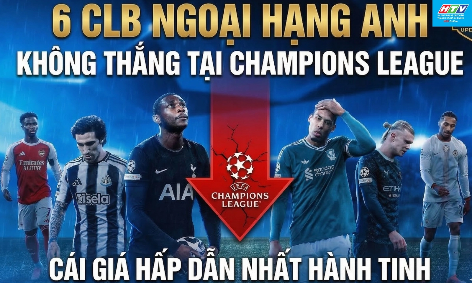 6 CLB Ngoại hạng Anh không thắng ở Champions League: Cái giá hấp dẫn nhất hành tinh