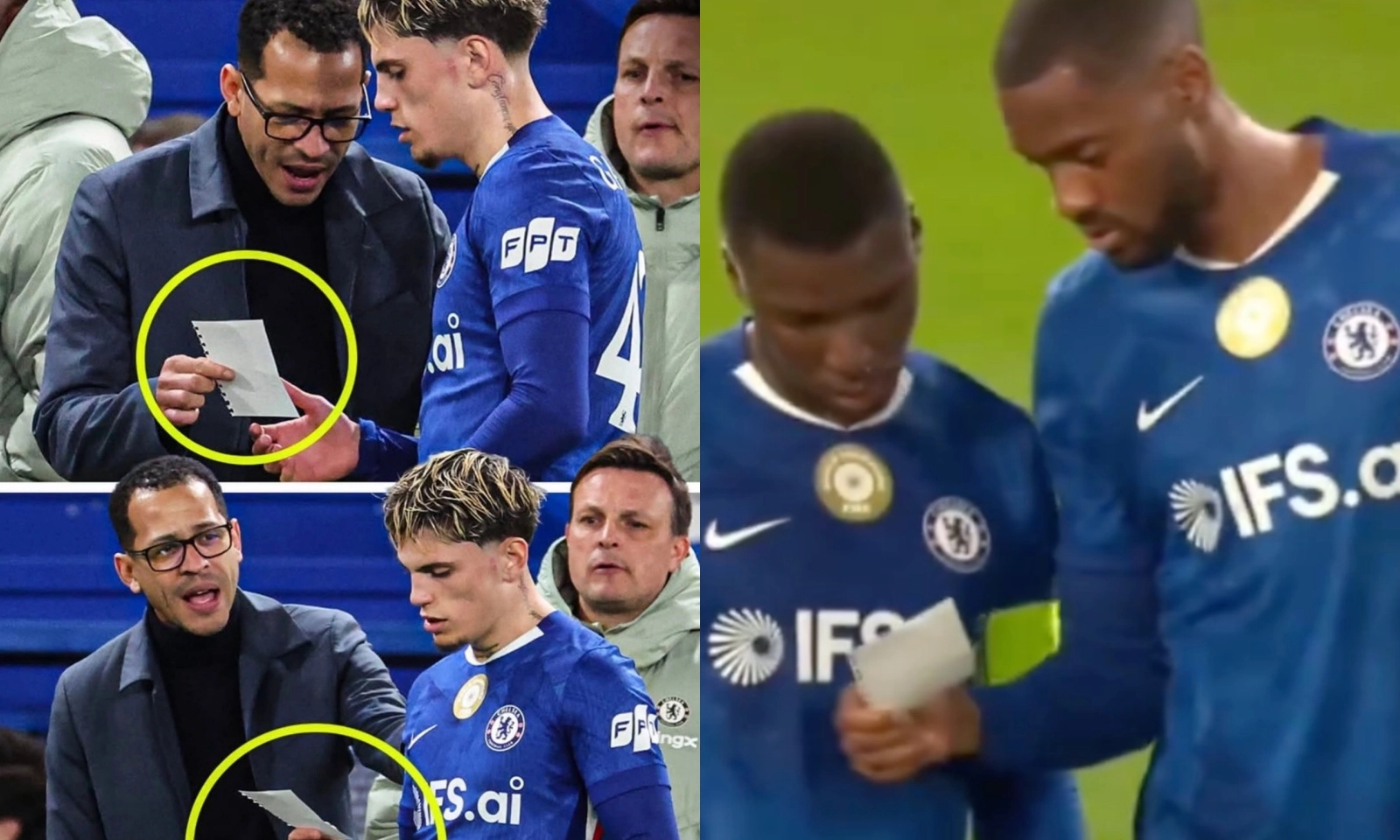 Rosenior đã viết gì trong giấy chỉ đạo Garnacho?