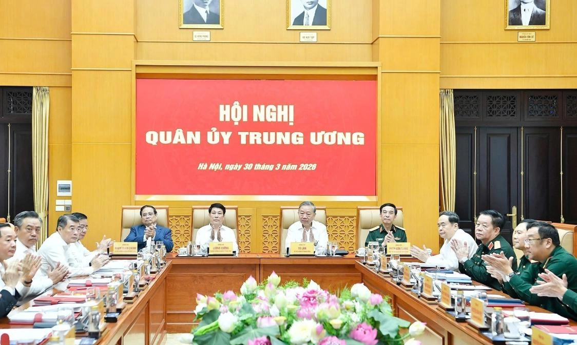 Tổng Bí thư chủ trì Hội nghị Quân ủy Trung ương