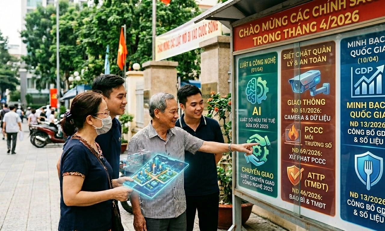 Các chính sách mới từ ngày 1/4/2026 người dân cần biết