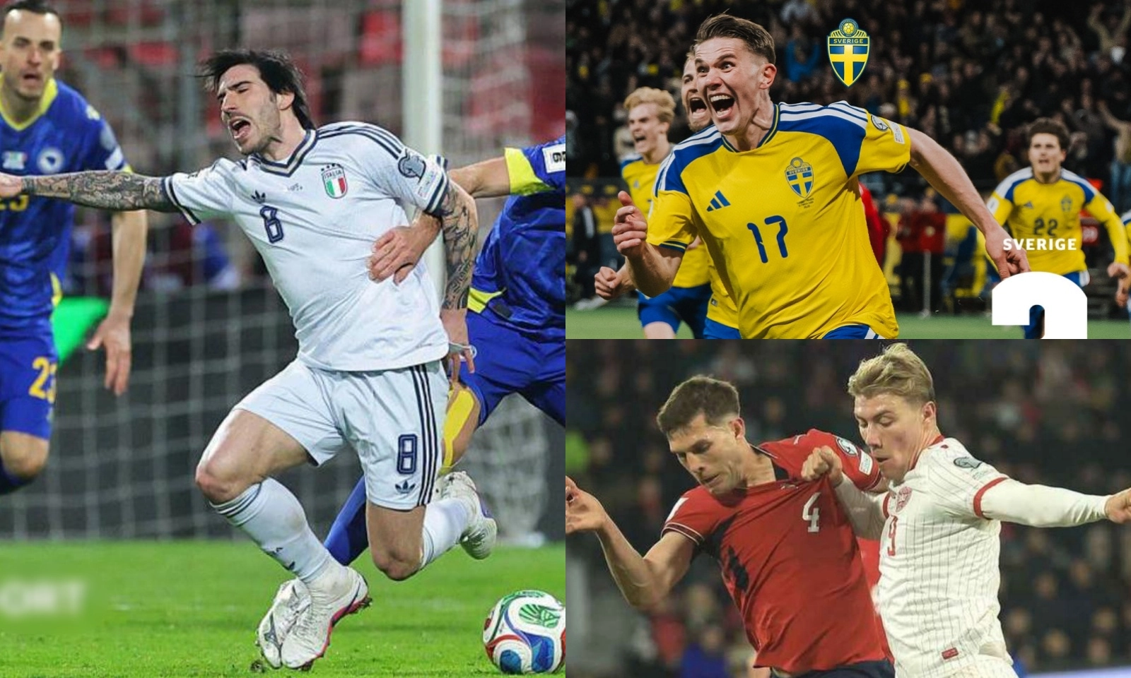 Kết quả Play-off World Cup 2026 khu vực châu Âu: Thảm kịch tuyển Ý | Hojlund buồn và Gyokeres vui