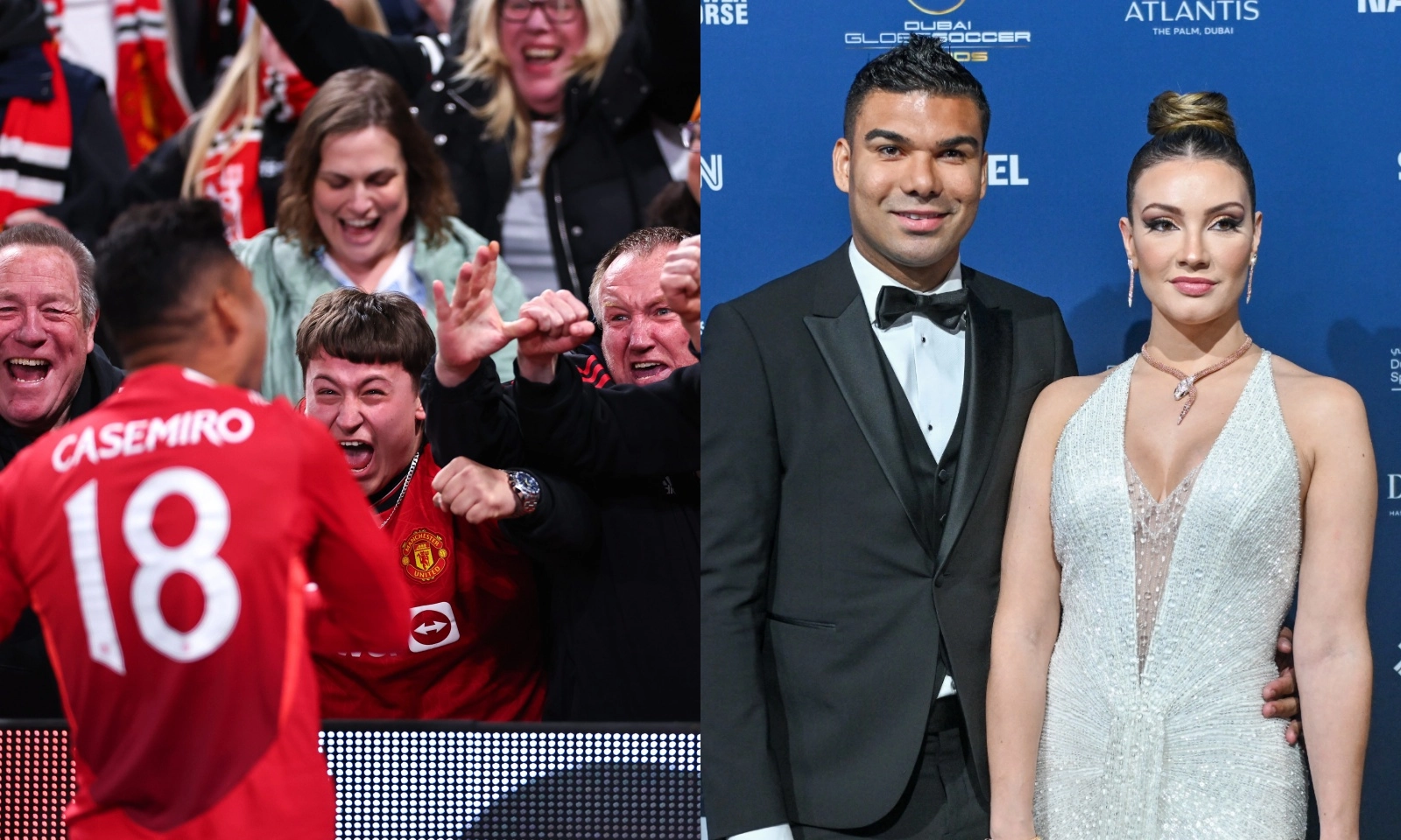 Vợ Casemiro bật khóc nức nở vì fan MU