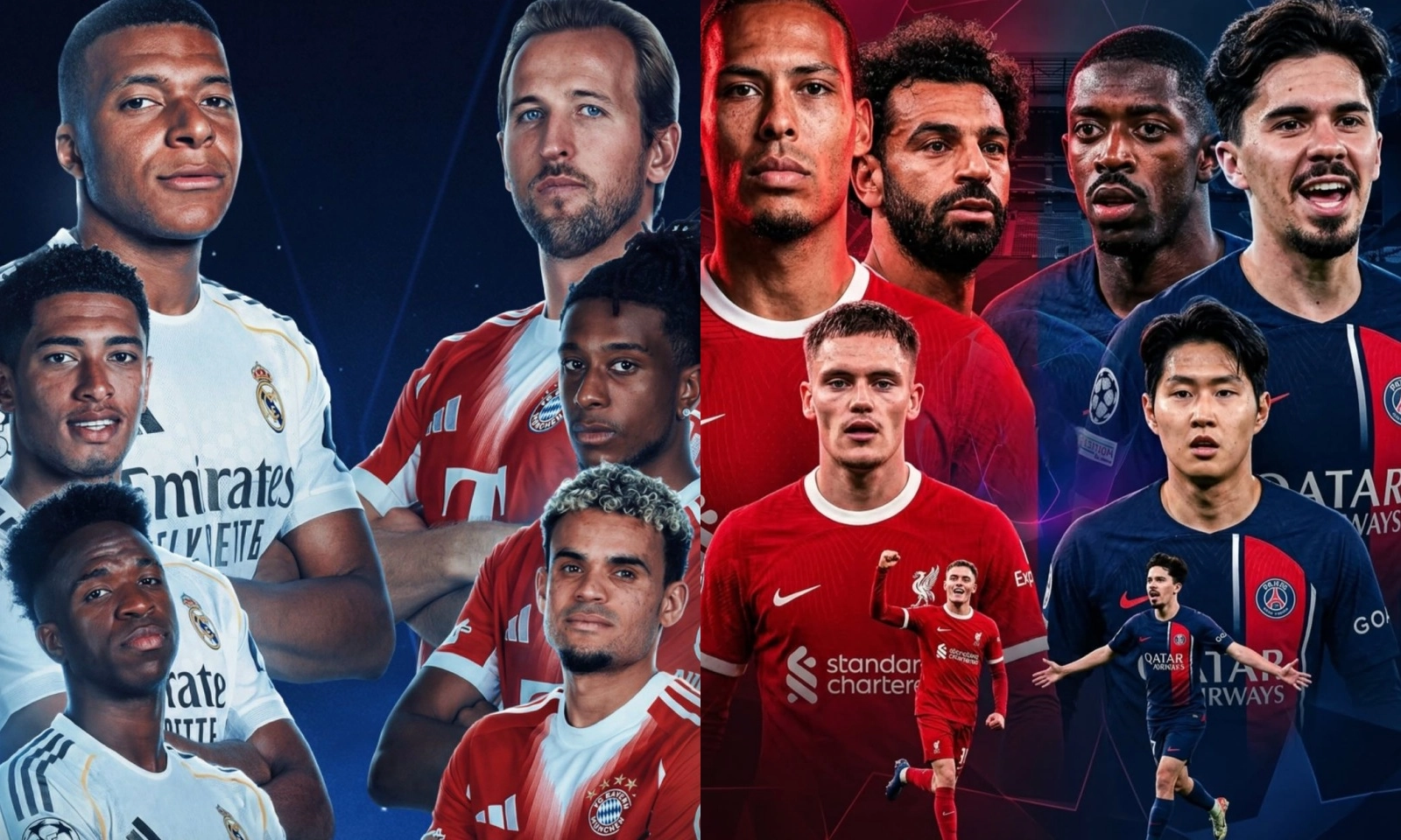 Lịch thi đấu Tứ kết Champions League: Real Madrid vs Bayern Munich | PSG vs Liverpool