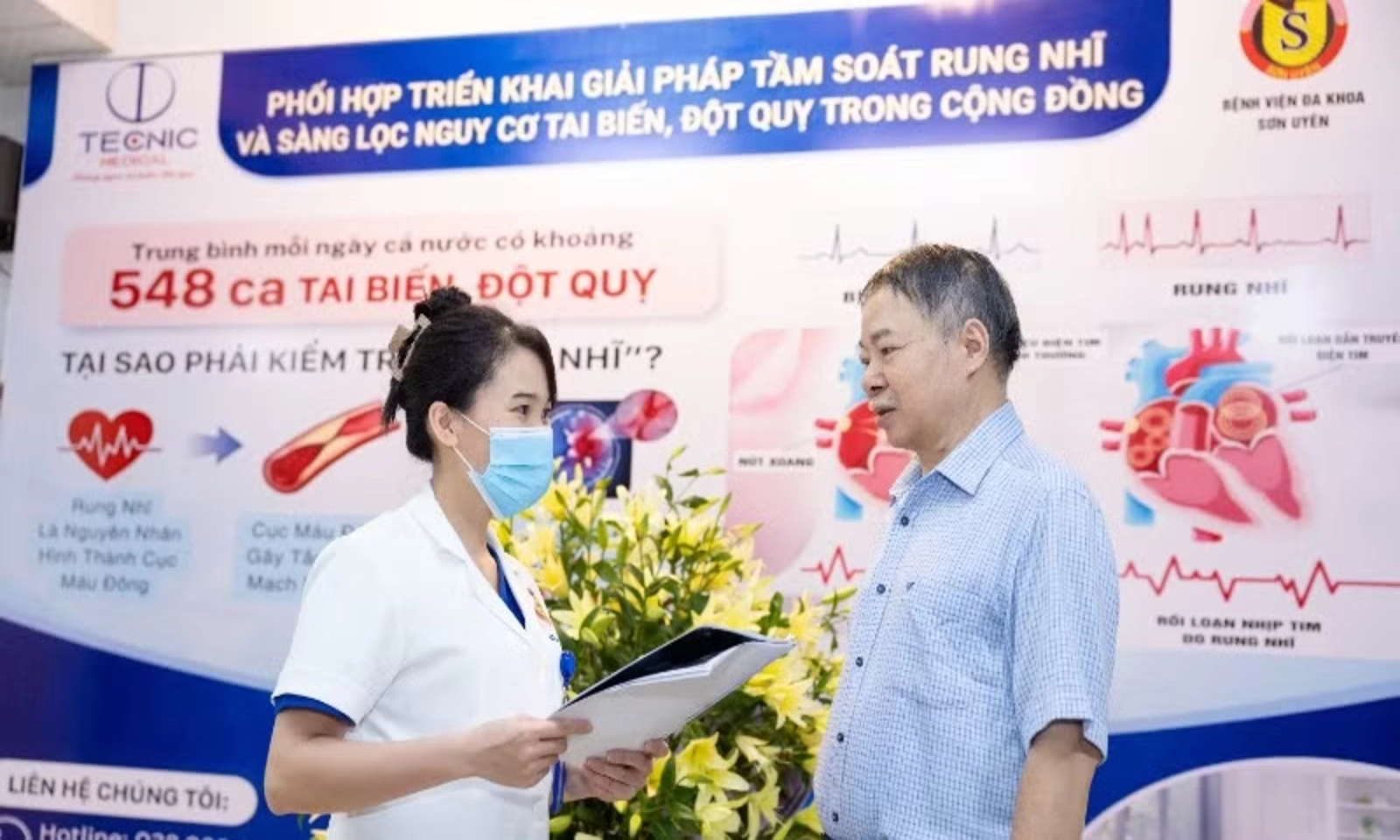 Tăng cường sàng lọc rung nhĩ, phòng ngừa tai biến và đột quỵ cho người dân