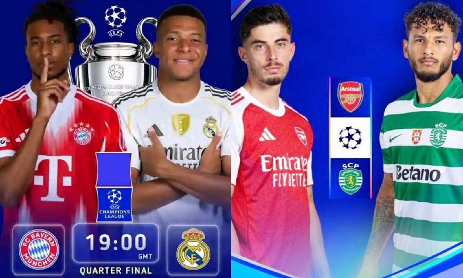 Siêu máy tính dự đoán Tứ kết Champions League: Real Madrid 16,3% lội ngược dòng | Arsenal chắc suất
