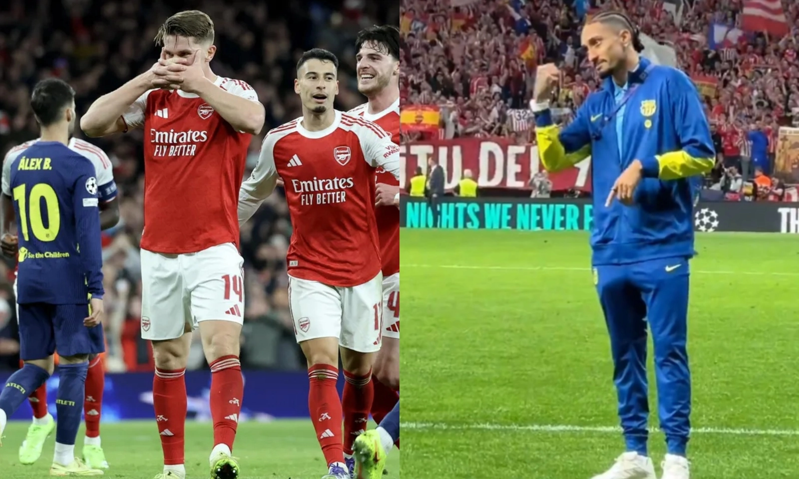 Trụ cột Barca công khai cổ vũ Arsenal vào Chung kết Champions League?