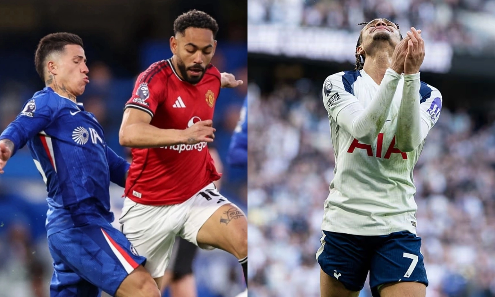 Kết quả Ngoại hạng Anh hôm nay: MU nhấn chìm Chelsea | Tottenham mất chiến thắng phút 90+5