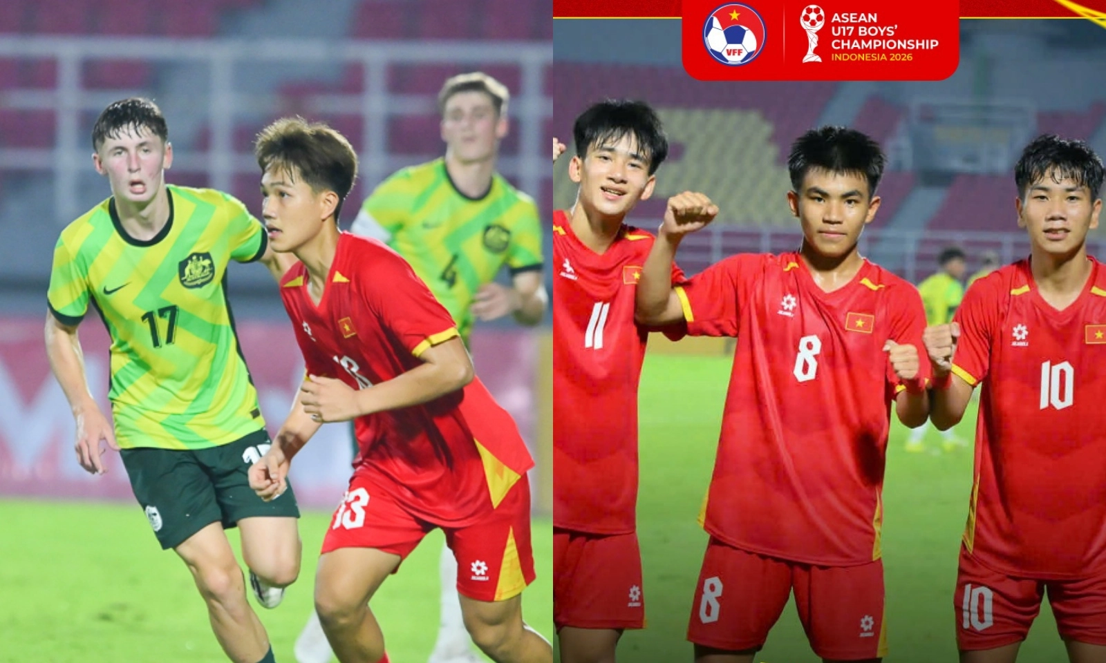 U17 Việt Nam tạo địa chấn hạ bệ U17 Úc, tiến vào Chung kết U17 Đông Nam Á