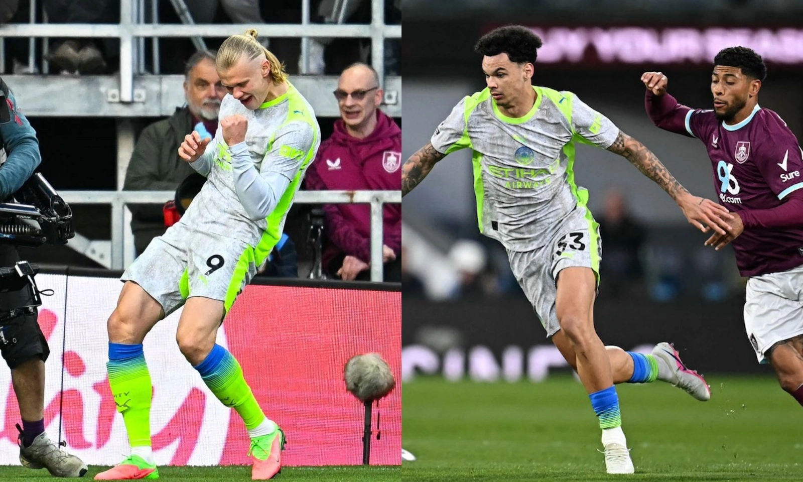 Chấm điểm Man City vs Burnley: Khusanov hay bằng Haaland | OReilly quên cách chơi tiền vệ