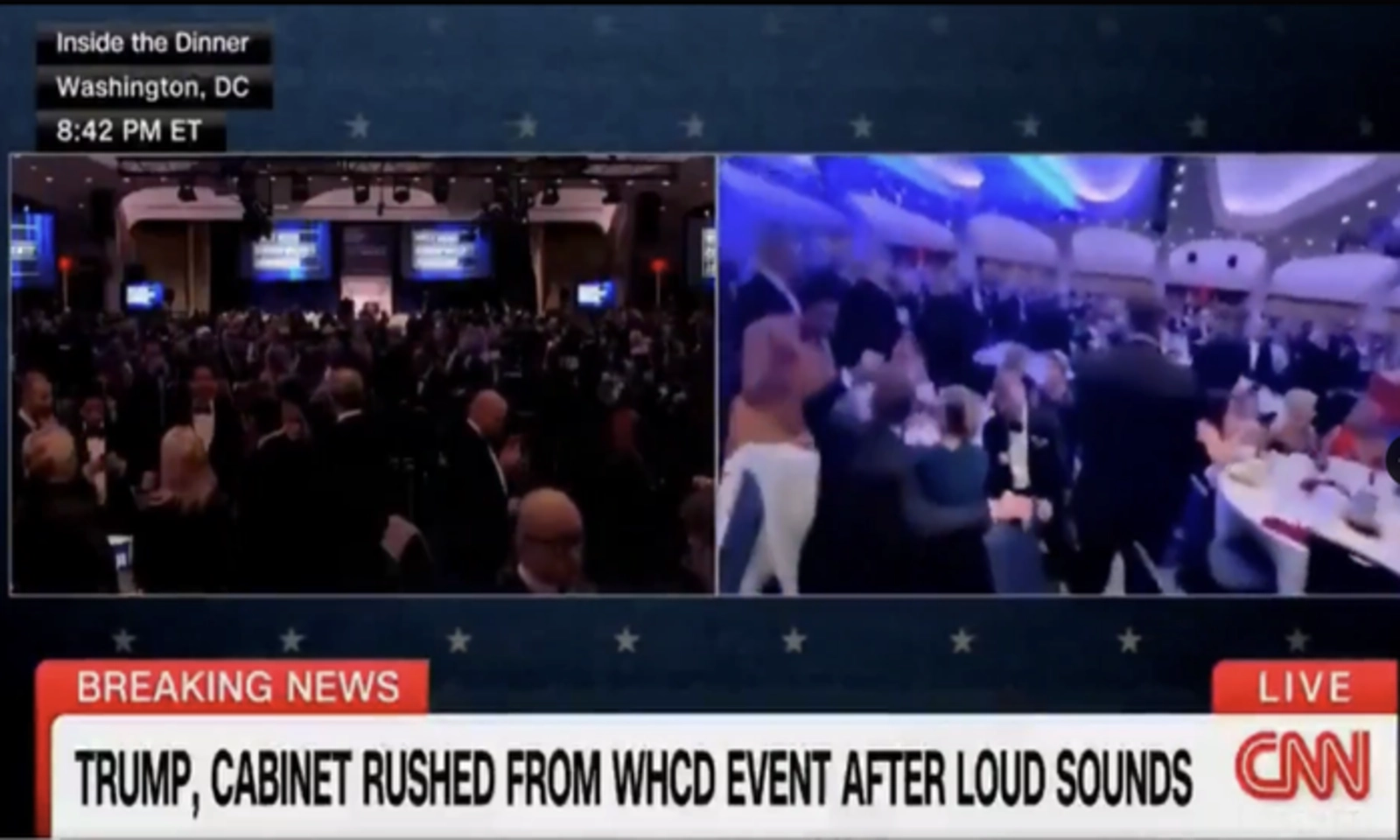 Nổ súng tại tiệc phóng viên Nhà Trắng, ông Donald Trump cùng quan khách sơ tán khẩn cấp