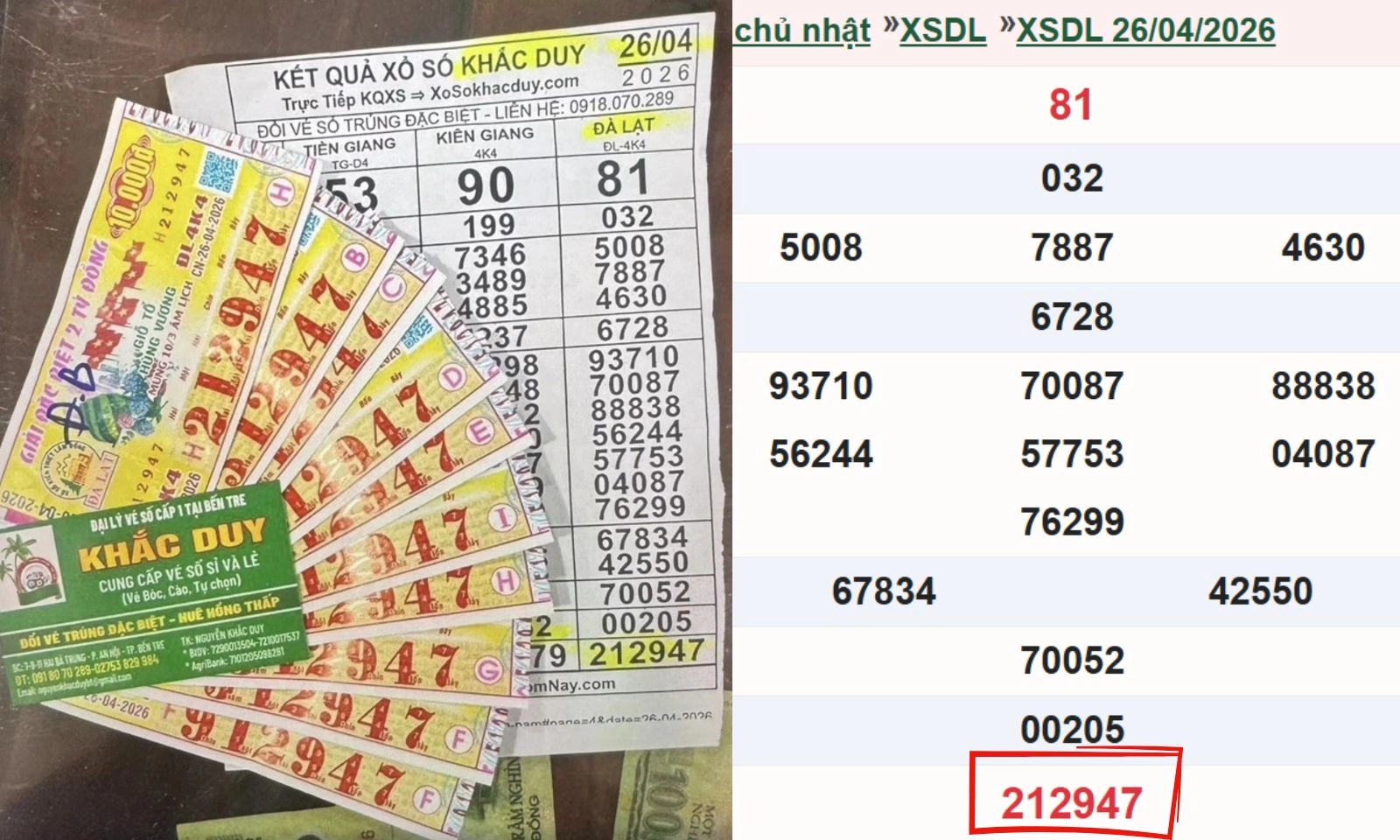 Vĩnh Long: Mua ủng hộ người bán dạo, khách trúng 6,3 tỷ đồng