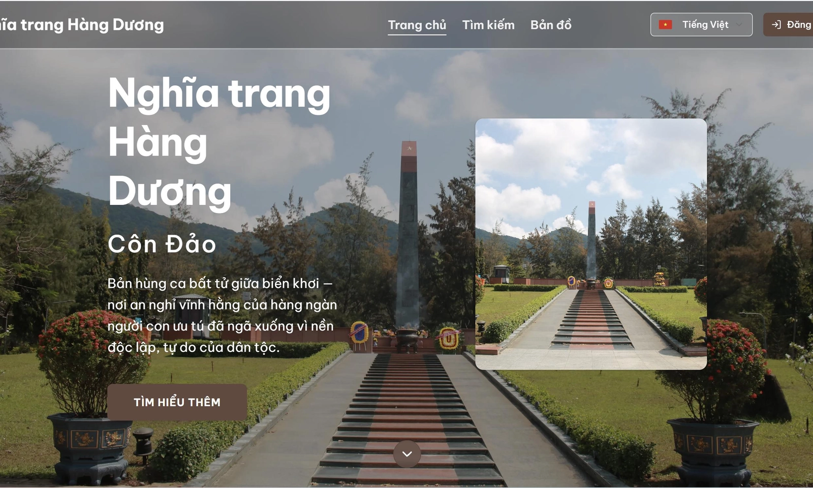 Ra mắt Nền tảng số quản lý Nghĩa trang Hàng Dương Côn Đảo