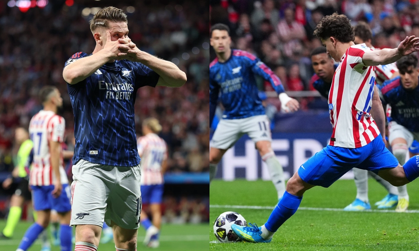 Kết quả Bán kết Champions League: 2 penalty định đoạt, Arsenal và Atletico Madrid bất phân thắng bại