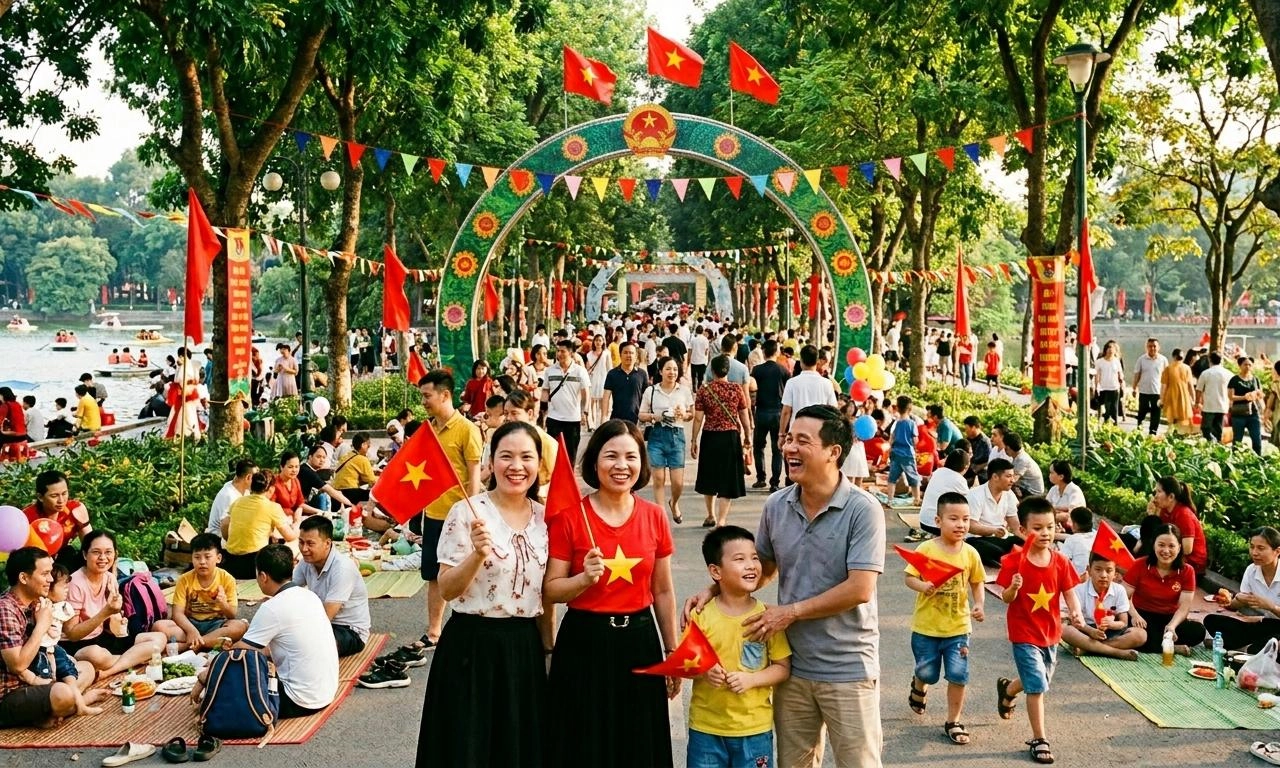 Sắp nghỉ 5 ngày liên tục dịp Lễ Quốc khánh