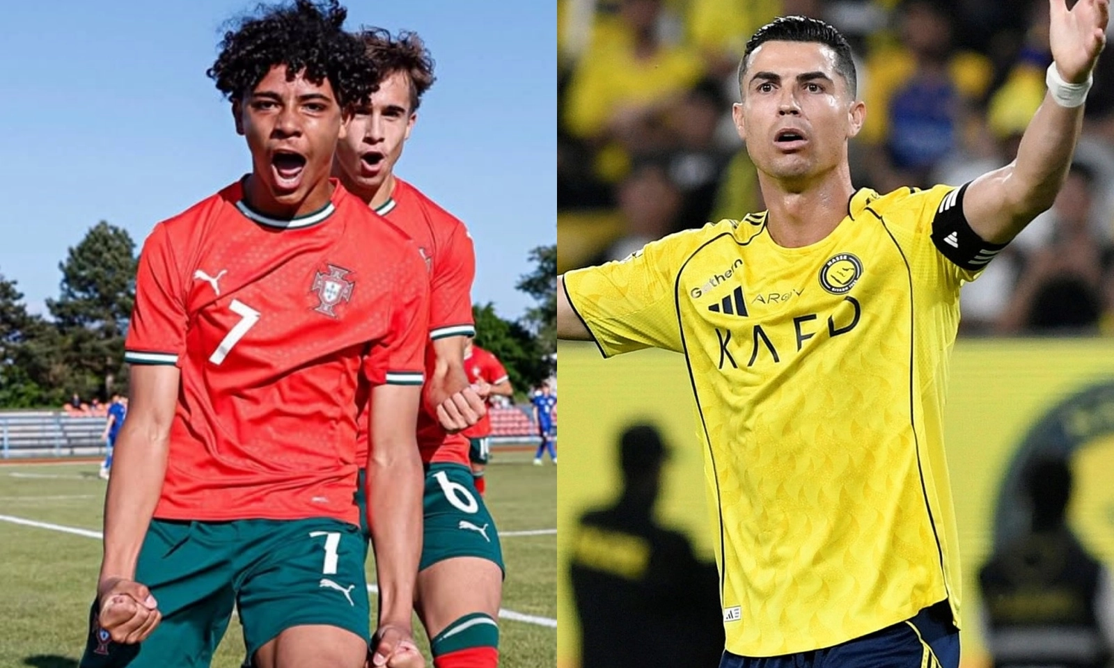 Con trai Ronaldo không muốn trở thành đồng đội của cha