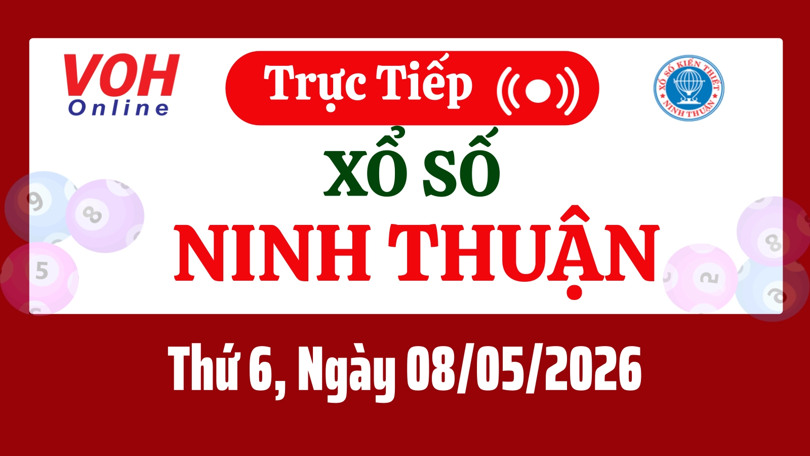 XSNT 8/5 - Kết quả xổ số Ninh Thuận hôm nay thứ 6 ngày 8/5/2026