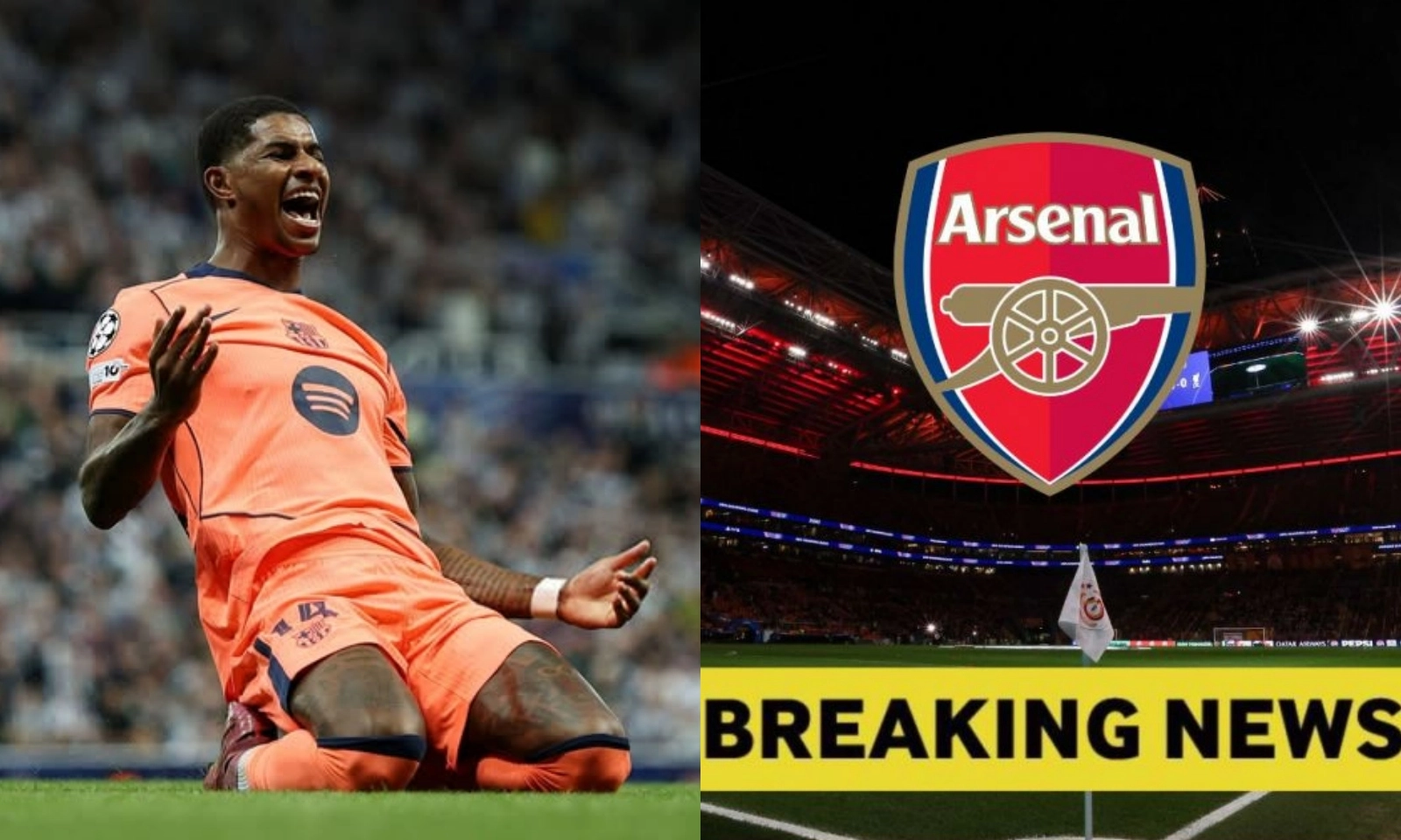 Arsenal gây sốc với Rashford