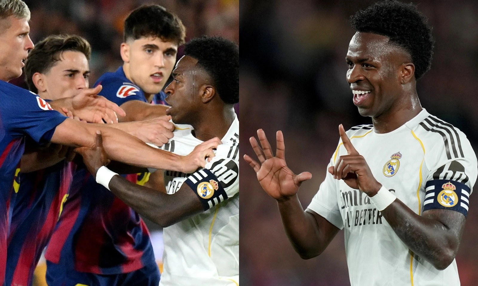 Vinicius khiến Barca cay cú khi Real Madrid thua 0-2 trên sân