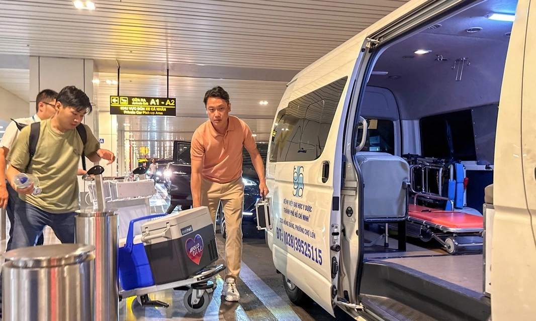 Ghép tim xuyên Việt cứu nam bệnh nhân 23 tuổi